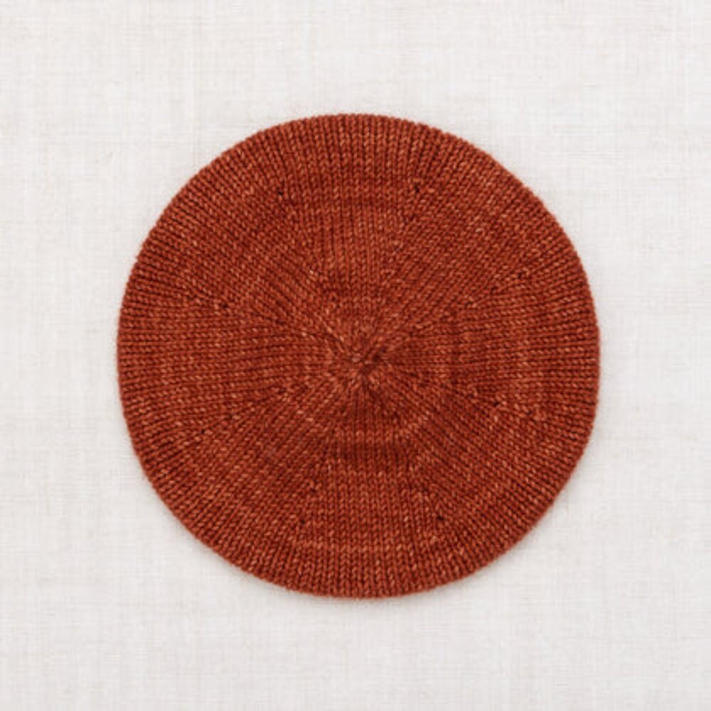 Misha and Puff Simple Beret - Henna 12-24